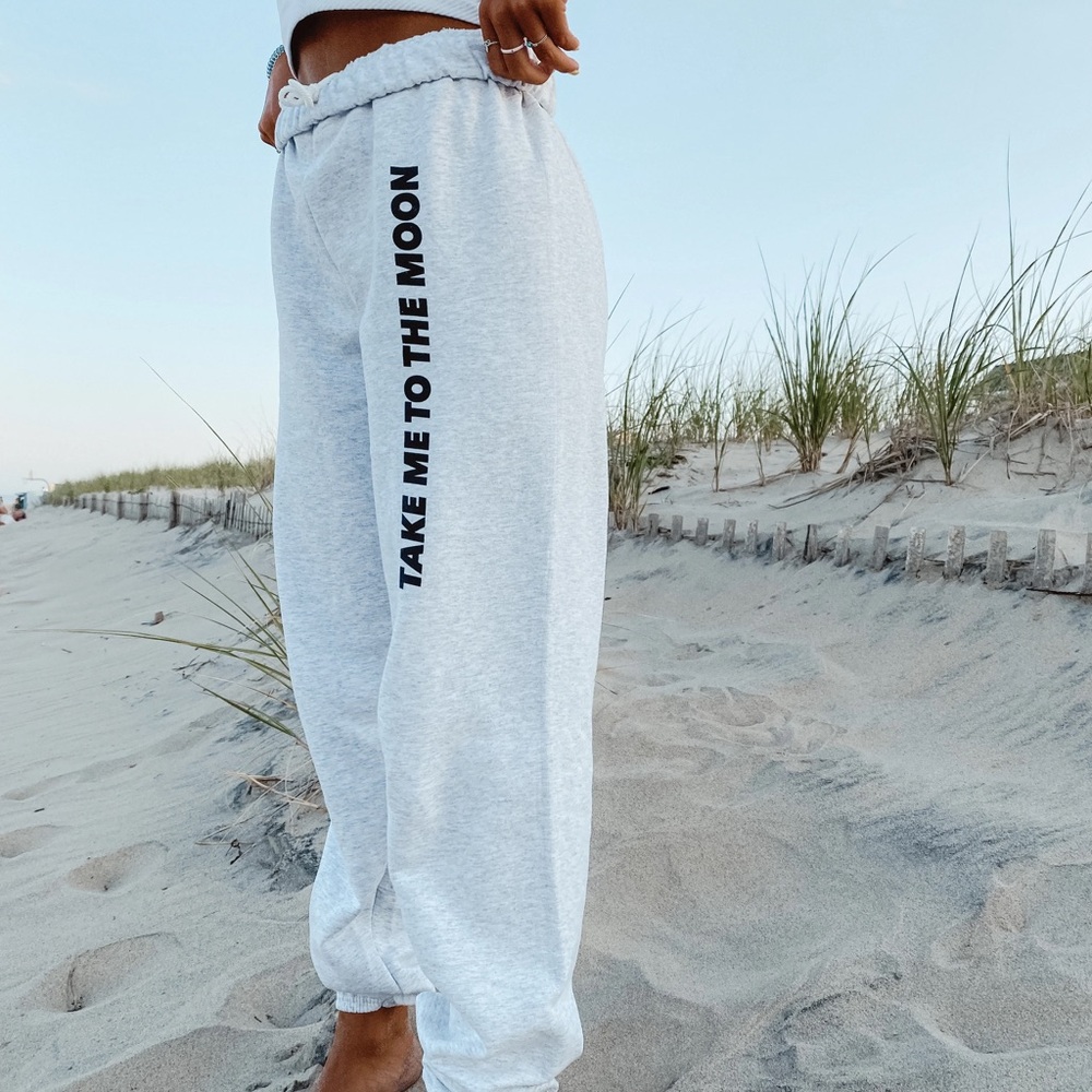 Faded moon sweatpants